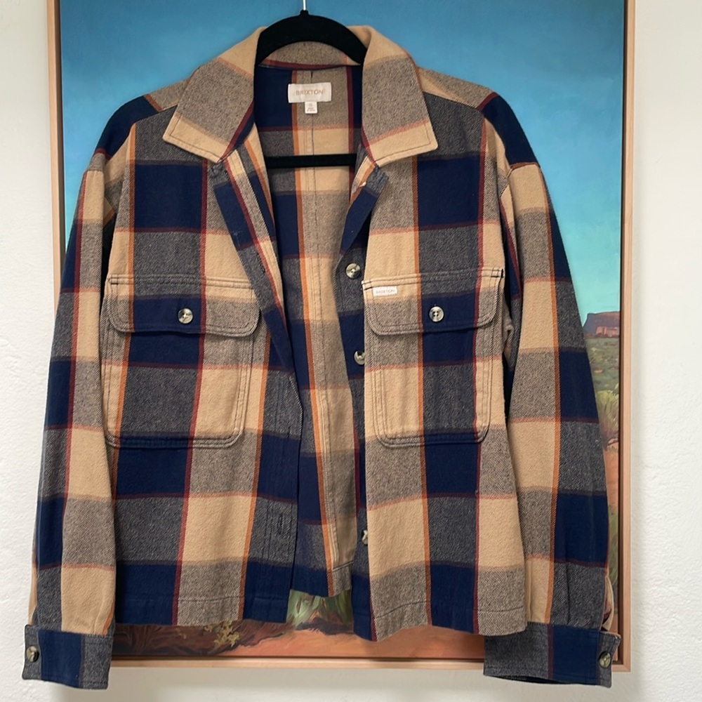 Brixton cropped shirt jacket